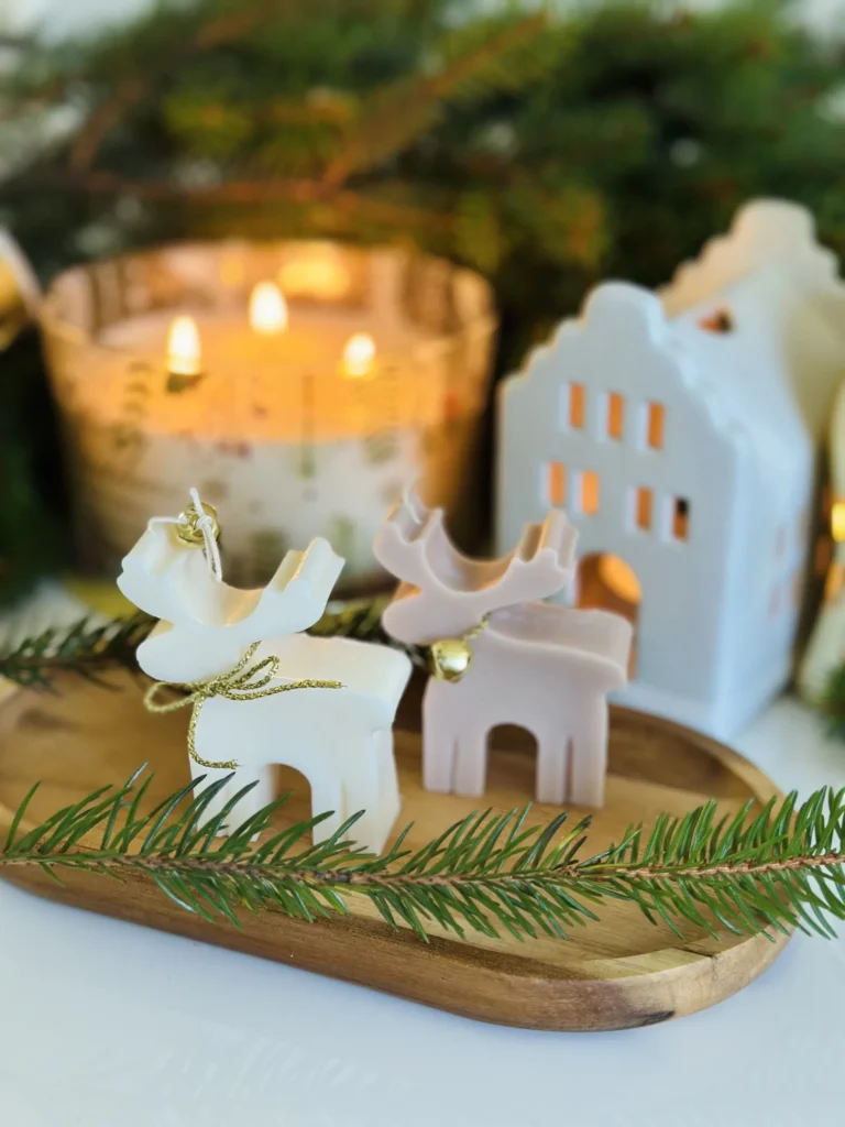 Świeca renifer S - świąteczne podziękowania