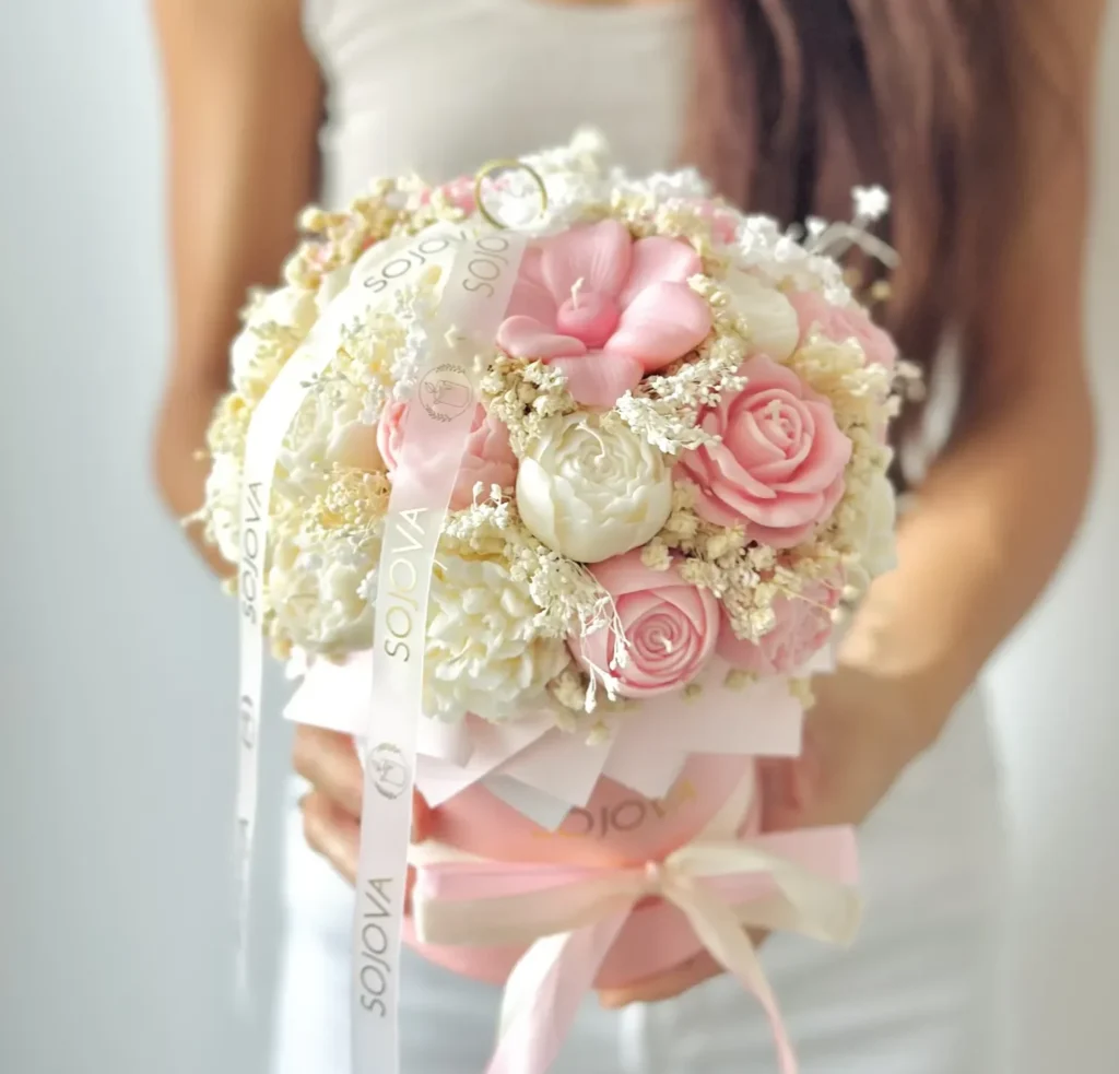 Flowerbox różowy, rozmiar S