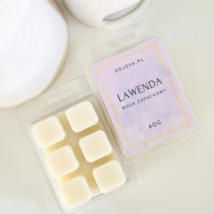 Sojowy wosk zapachowy do kominka - lawenda
