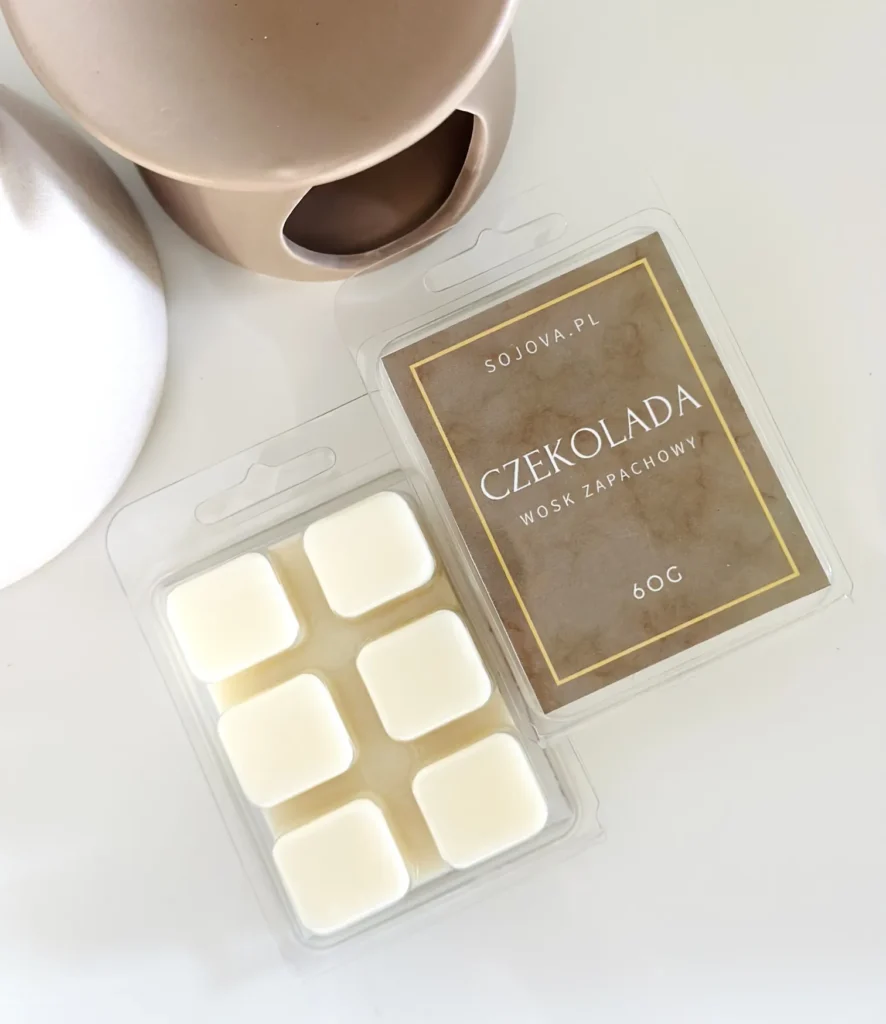 Sojowy wosk zapachowy do kominka - czekolada