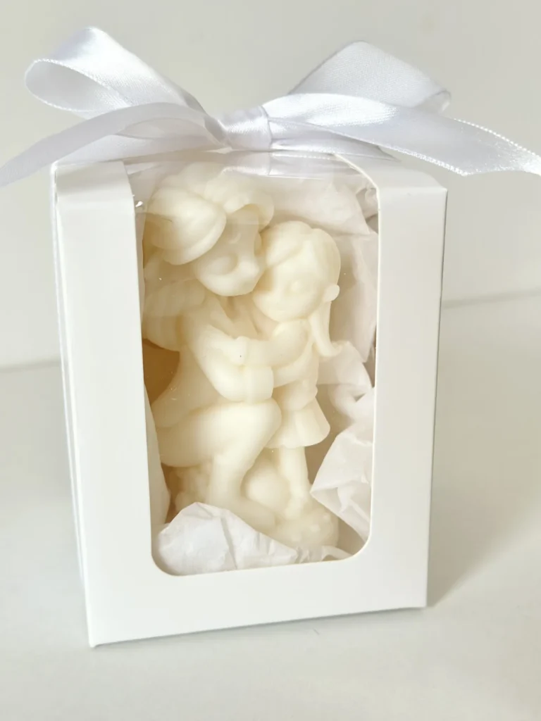 Świeca sojowa mama z córką, w pudełku, prezent dla mamy